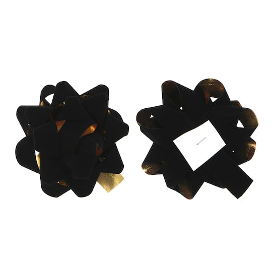 4" Velvet Star Bows